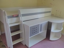 Stompa Midsleeper bed and multi cube unit