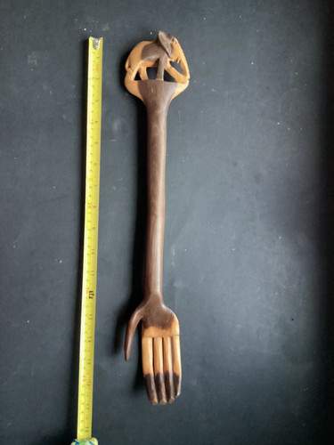 Wooden hand carved african - wooden,