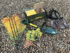 DOUBLE FERRET BOX + 10 PURSE NETS & PEGS + 10 YRD STOP-NET & CHILDS NET HARNESS