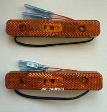 2 x Caravan Amber Side Marker