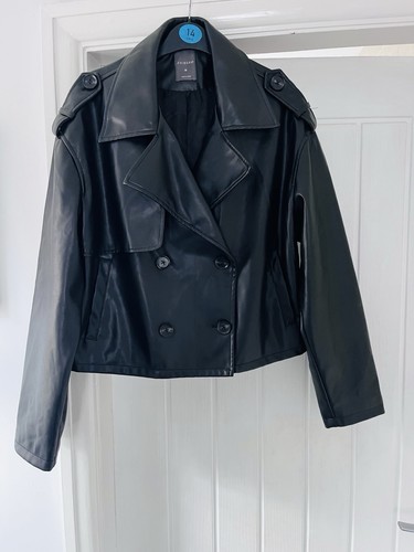Oversized faux leather - oversized,