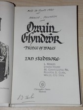 Owain Glyndwr - Prince of Wales by Ian Skidmore Hardback