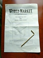 World market adirondack side - world,