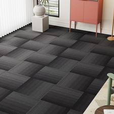 20PCS Carpet Tiles 50 x 50cm Non-Slip Rugs Commercial Retail Office Flooring 5m²