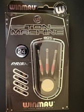 Brand new in box 24 gram Winmau Ton Machine 80% tungsten darts