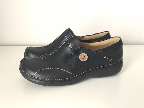 Clarks unstructured black - clarks,