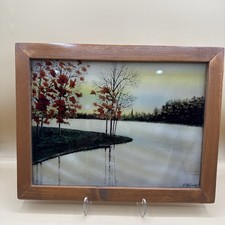 Vintage Reverse Painting on