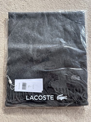 Lacoste cashmere blend scarf - lacoste,