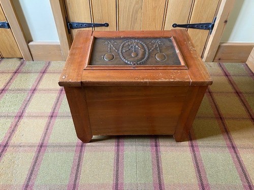 Edwardian mahogany framed coal