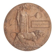 WW1 Memorial Plaque Thomas