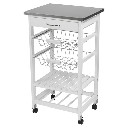 Tier white wood metal - wood,