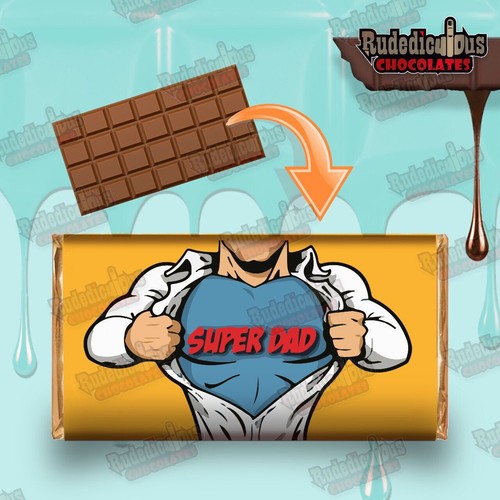 Rude chocolate bar wrapper - chocolate,