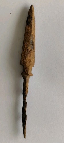 Ancient roman iron arrowhead - iron,