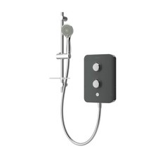 Aqualisa E2 Grey 8.5kW Multi-Fit Electric Shower & Multi-Function Handset