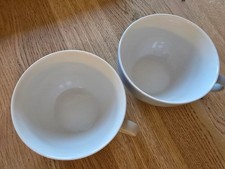 2 x Original THOMAS SUNNY DAY Cappuccino Cups Pastel Blue & Light Grey