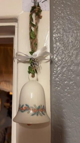 Porcelain bell hanging - porcelain, on