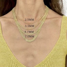 Solid 14k Bismark Chain