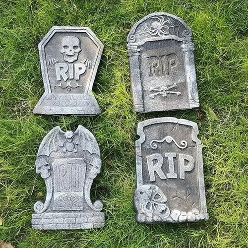 Halloween tombstones props - halloween,