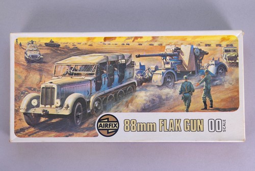 Airfix 88mm flak gun - airfix, tractor