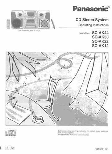 Panasonic ak12 ak22 - panasonic, sa-ak12