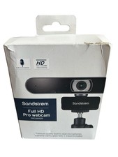 Sandstrom Swcamhd19 Full HD Pro Webcam - Black