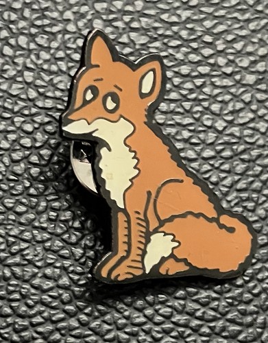 Fox enamel pin badge animal - badge,