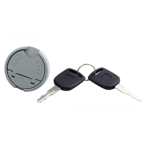 Gas tank lock cover - gas, key