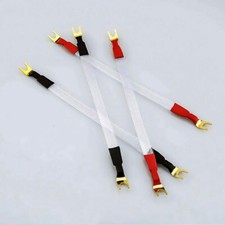 4pcs Silver Plated OCC HiFi