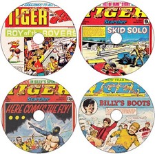 Tiger Comics 1970s-1980s - 788 Issues + 30 Annuals/Specials On 4 PC-DVDs