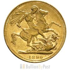 1890 Gold Sovereign - Victoria