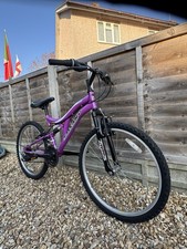 Girls Purple Mountain Bike 24