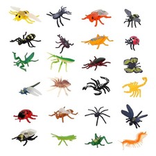 24 Pcs Bugs Toys Small World