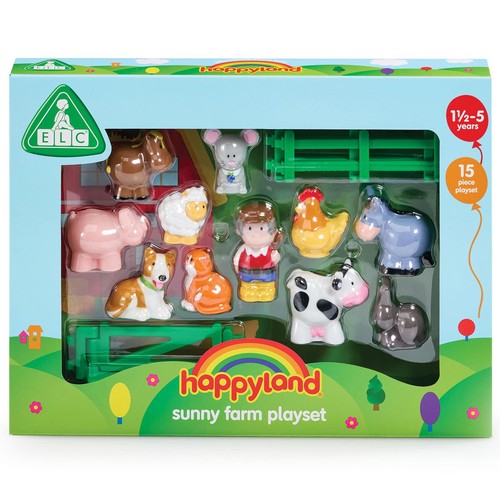 Happyland sunny farm playset - happyland,