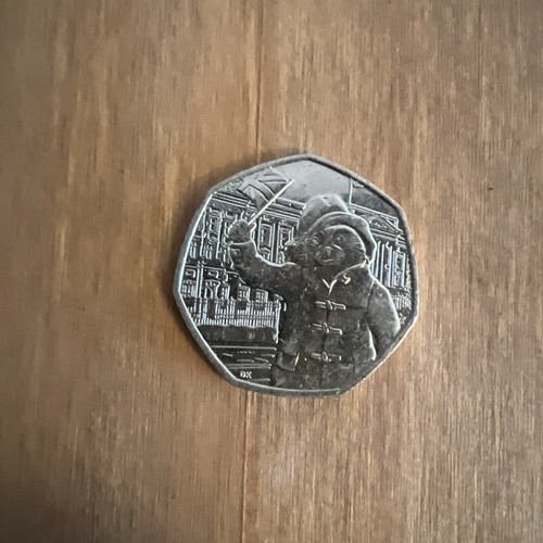 Rare 2018 paddington bear 50p - 2018,