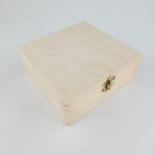 Wooden box 5x14 - wooden, 15.5x14.5x6cm