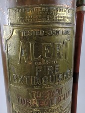 Antique "ALERT" Copper Brass