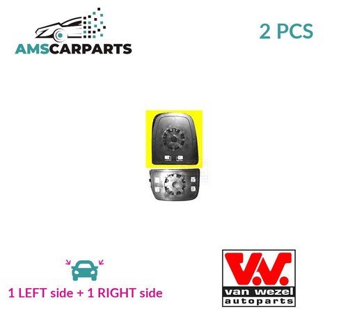 Rear view mirror glass pair - rear,