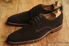 Grenson Dark Brown Suede Derby