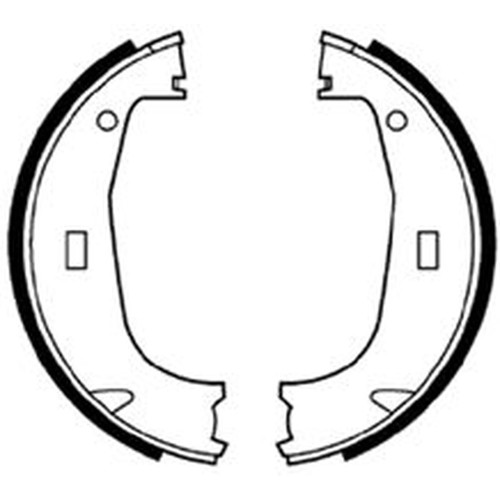 Abtex brake shoe set axle - abtex,