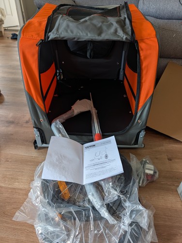 Vevor dog bike trailer pet - bike,