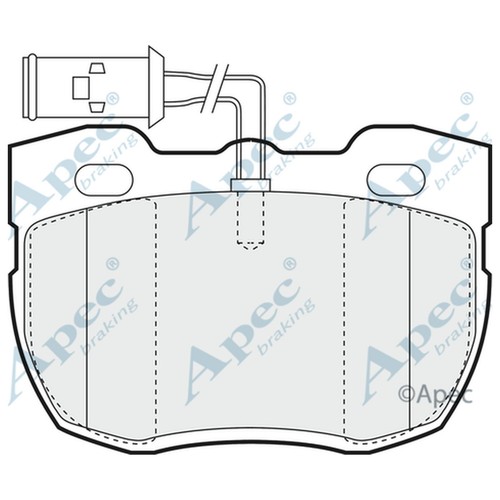 Brake pads set - pads, for