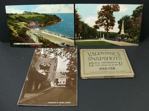 Exeter exmouth postcards - &,