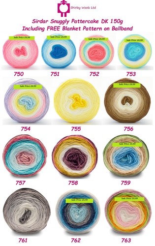 Sirdar snuggly pattercake - snuggly, dk