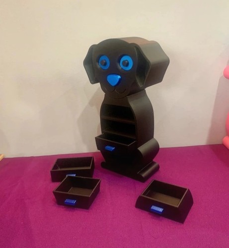 Printed black labrador - 3d,