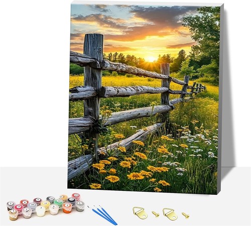 Paint numbers kit - paint,
