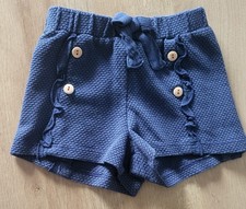 Zara Girls Blue Ruffle Shorts
