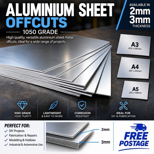 2mm and 3mm 1050 grade - 3mm,