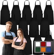 12 Count Adjustable Bib Aprons