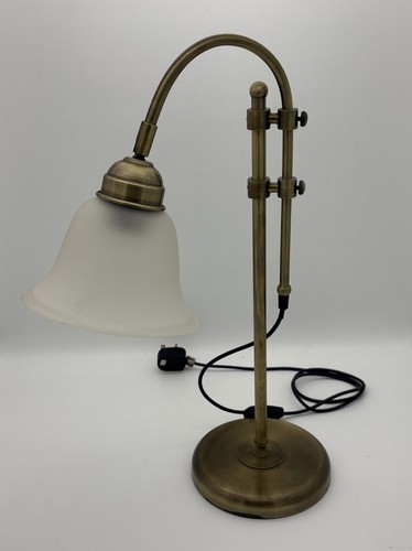Brass adjustable desk lamp - brass,