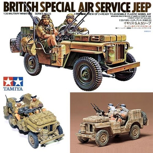 Tamiya british sas jeep - 1/35,
